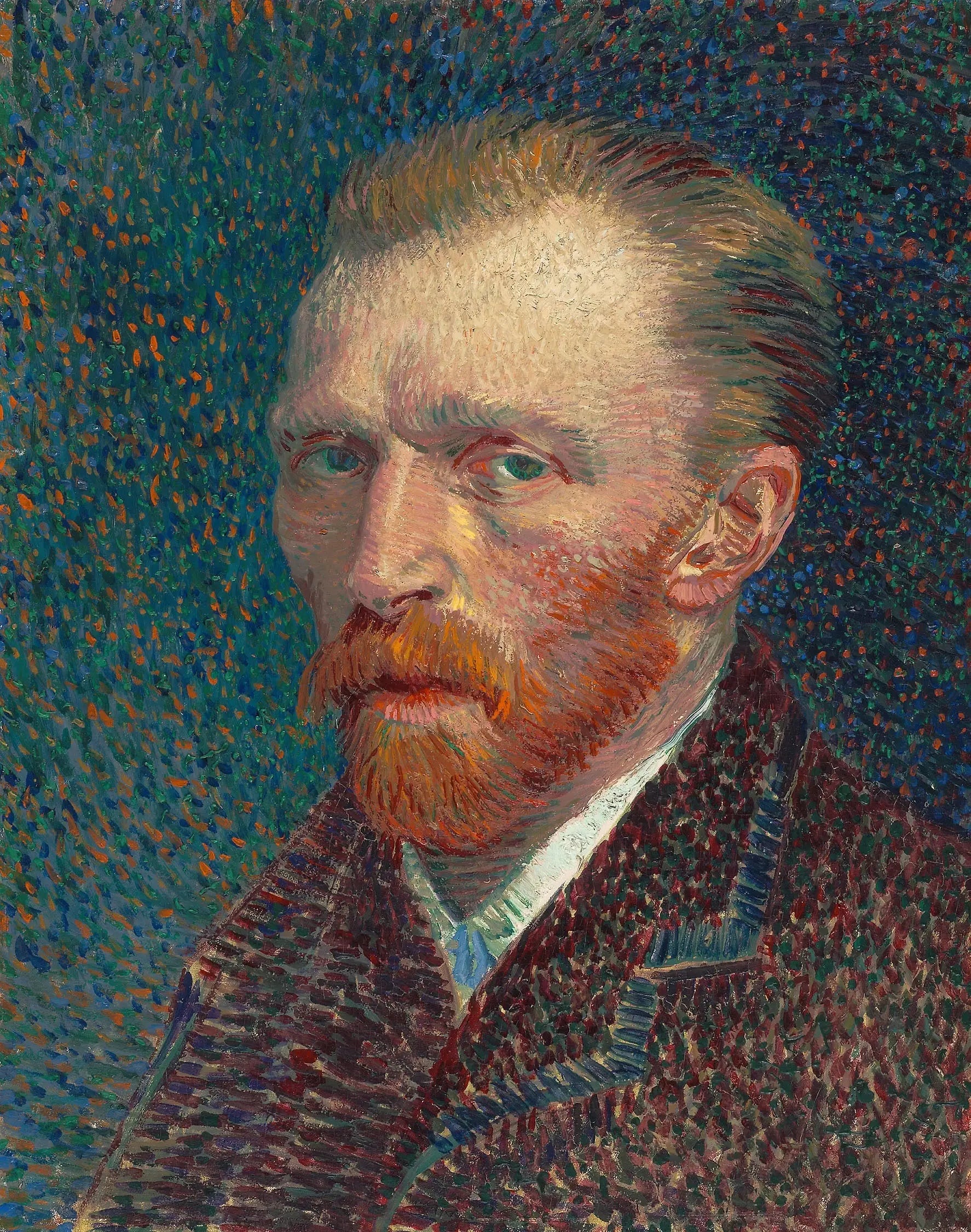 Reproduction du tableau « Autoportrait - Vincent van Gogh » par Alpha Reproduction en peinture à l’huile