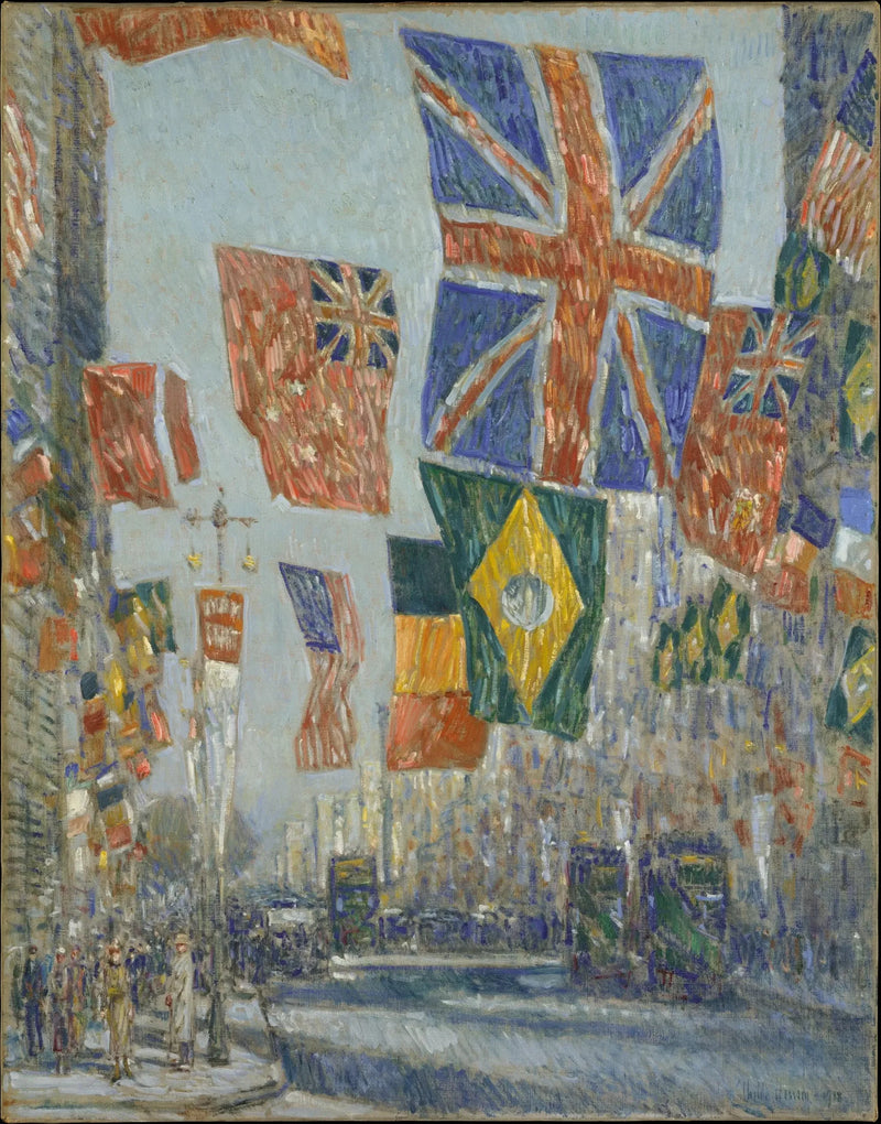 ถนนอเวนิว เดส์ อัลลีเอ, อังกฤษ, 1918 - ชายด์ ฮัสแอม