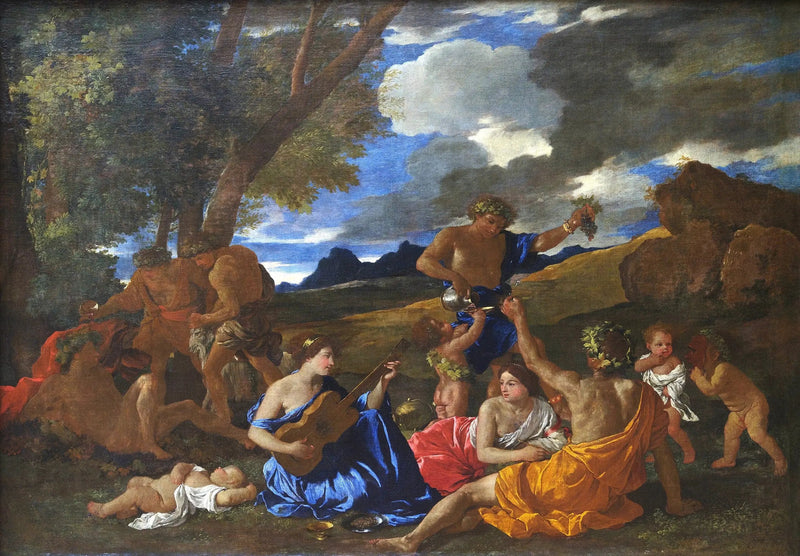 บาคคานาเล่ กับนักกีตาร์ - Nicolas Poussin