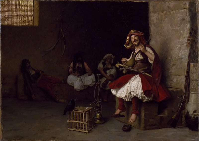 Bachi-bouzouk ร้องเพลง - Jean-Léon Gérôme