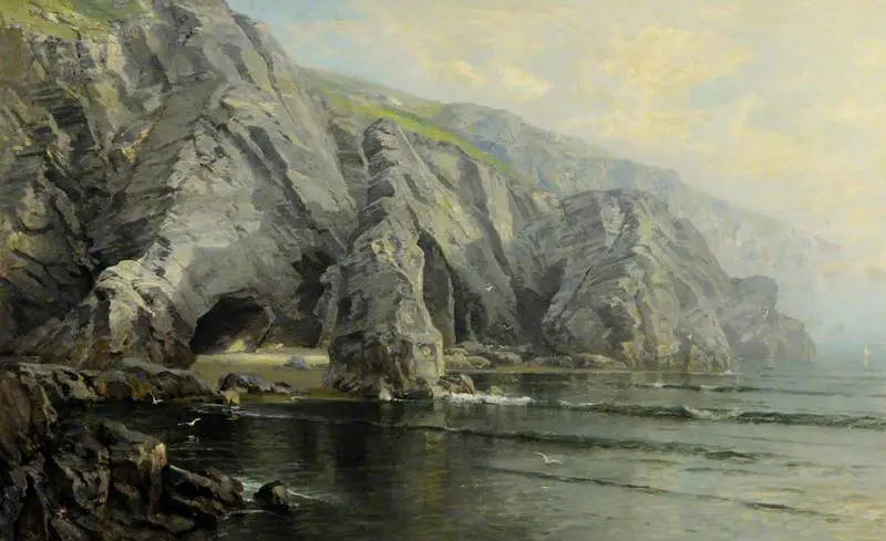 Baie du Moulin Huet, Guernesey - William Trost Richards image 1 reproduction réalisée par Alpha Reproduction