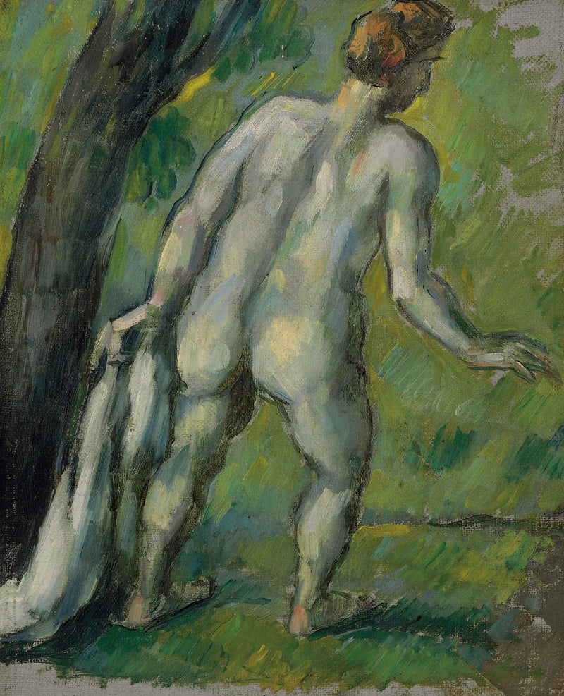 นักอาบน้ำ, มองจากด้านหลัง - Paul Cézanne