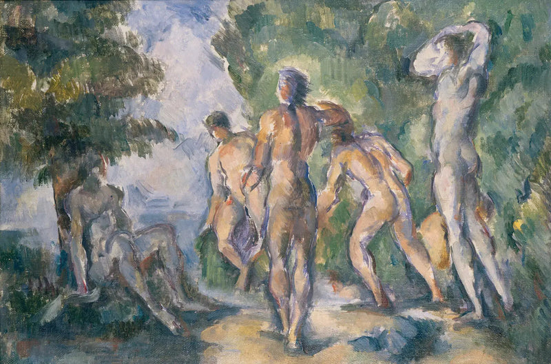 นักอาบน้ำ - Paul Cézanne