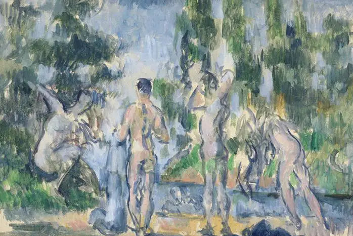 นักอาบน้ำ - Paul Cézanne