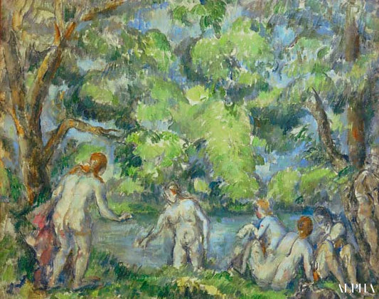 Baigneurs (Undinen) - Paul Cézanne - Reproductions de tableaux et peintures haut de gamme