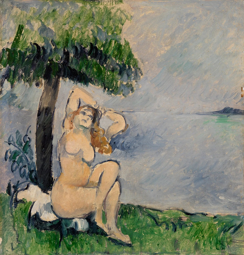 หญิงอาบน้ำริมทะเล - Paul Cézanne