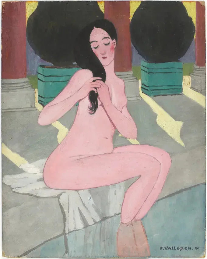 ภาพวาดหญิงอาบน้ำสีชมพู - เฟลิกซ์ วัลโลตอน