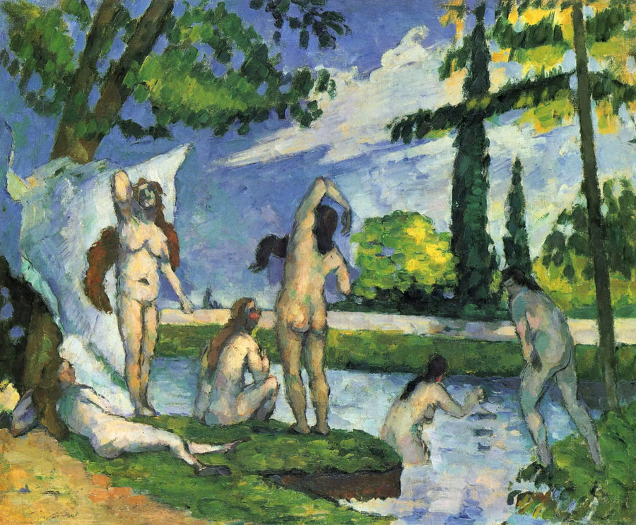 นักอาบน้ำ - Paul Cézanne