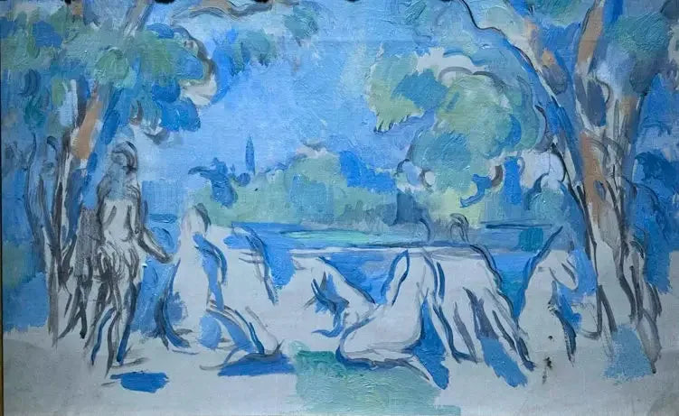นักอาบน้ำ - Paul Cézanne