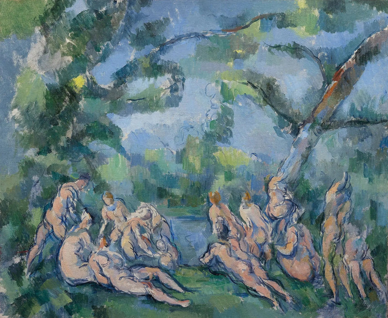 นักอาบน้ำ - Paul Cézanne