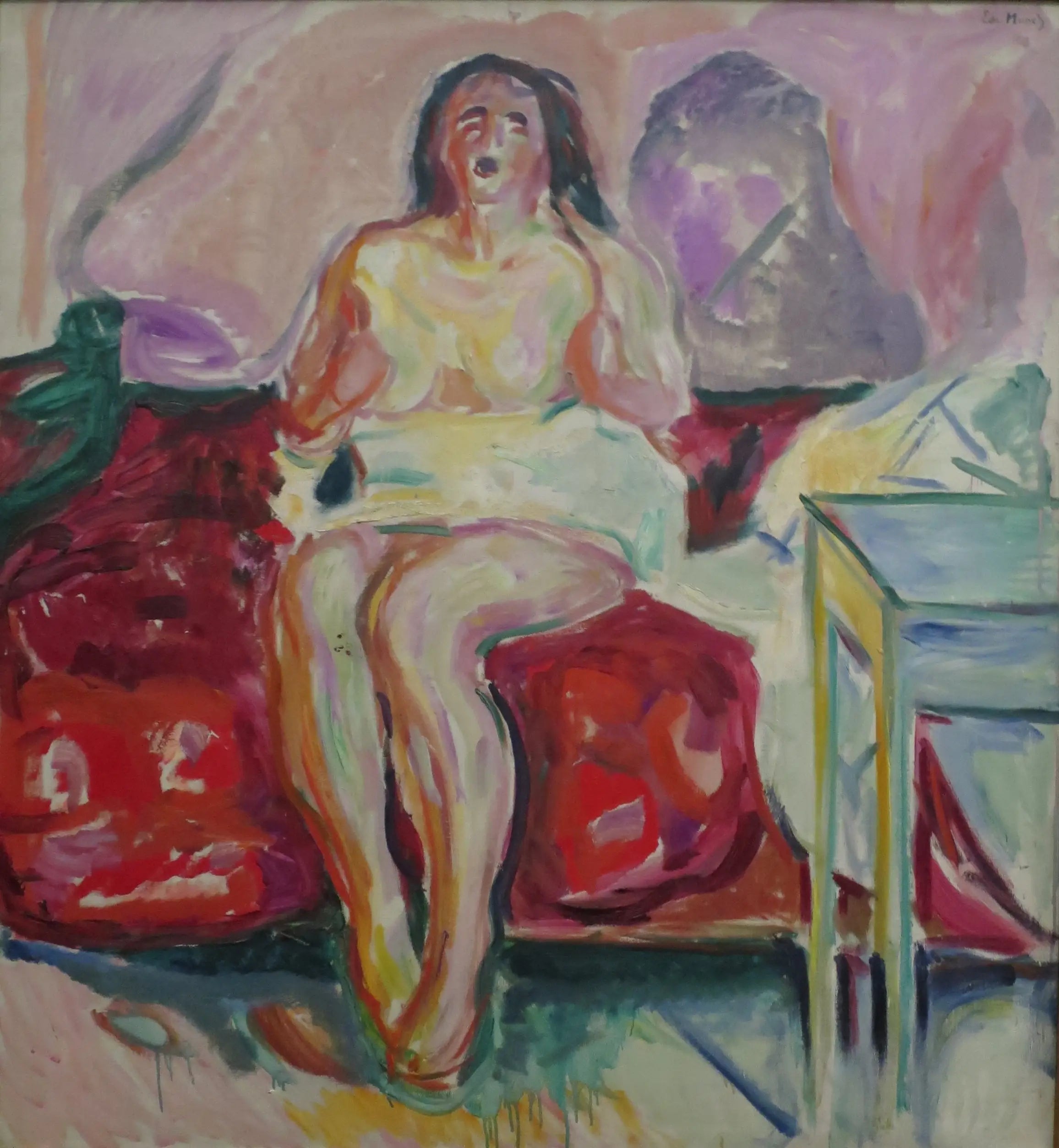 Baillement matinal - Edvard Munch image 1 copie de tableau peinte à la main
