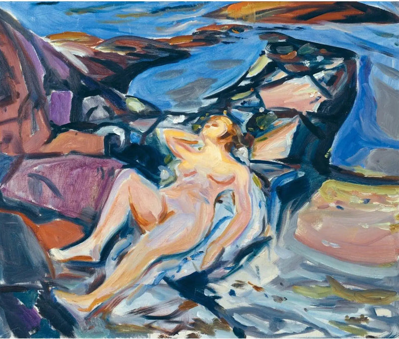 อาบแดด - เอ็ดวาร์ด มุนช์