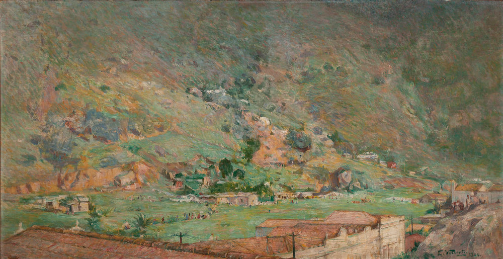 Baixada de Vila Rica - Eliseu Visconti image 1 reproduction artisanale de tableau