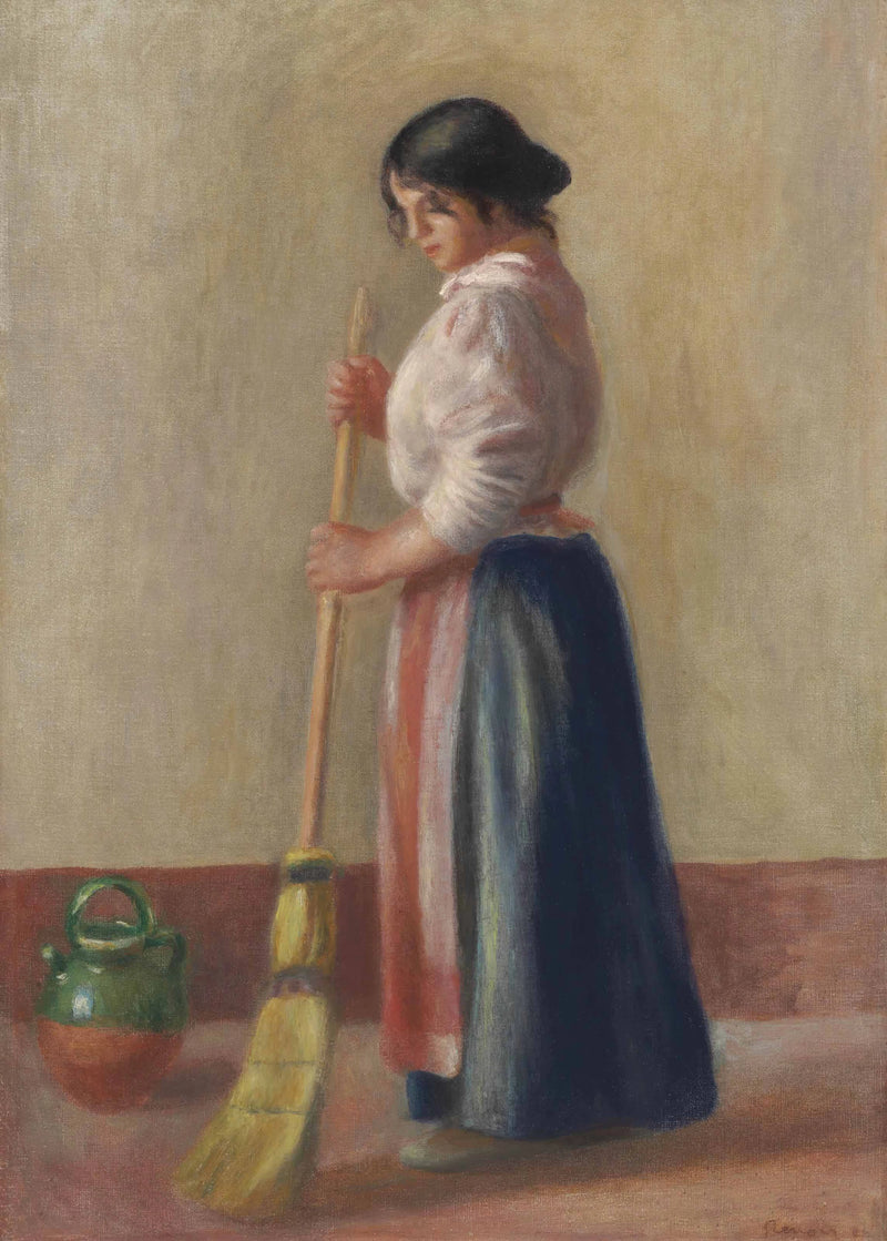 La Balayeuse - Pierre-Auguste Renoir