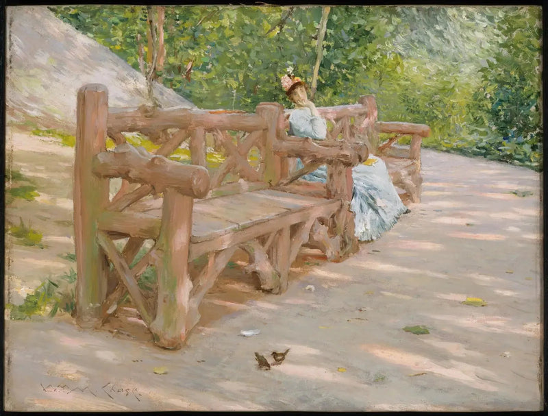 ม้านั่งสวน - วิลเลียม เมริท เชส