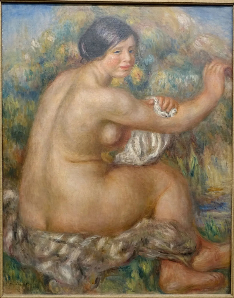 Banhista เช็ดแขนขวา - ปิแอร์-ออฌ ส Renoir