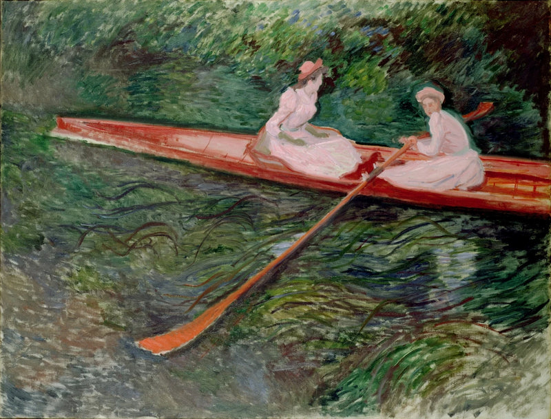 เรือสกีฟสีชมพู - Claude Monet