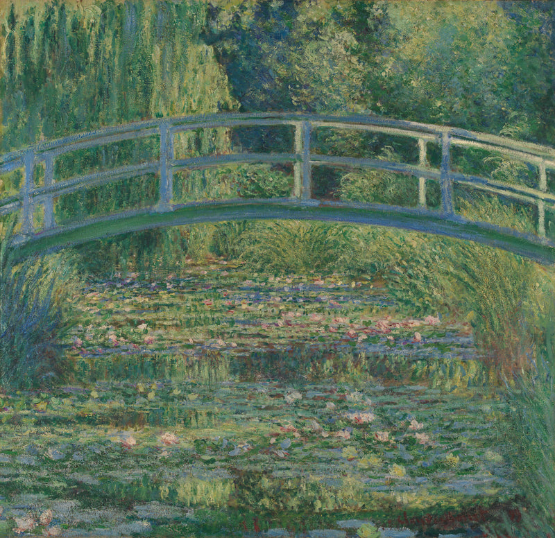 ลุ่มน้ําดอกบัว ความสามัคคีสีเขียว - Claude Monet