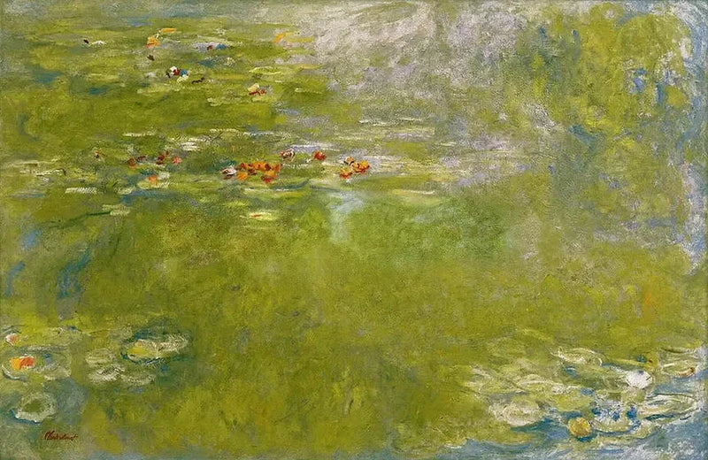 ลุ่มน้ําดอกบัว Folkwang W1883 - Claude Monet