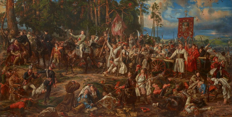 การต่อสู้ที่ Racławice - Jan Matejko