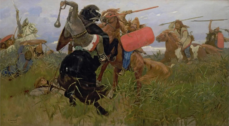 การต่อสู้ระหว่างชาวไซเธียและชาวสลาฟ - Viktor Vasnetsov
