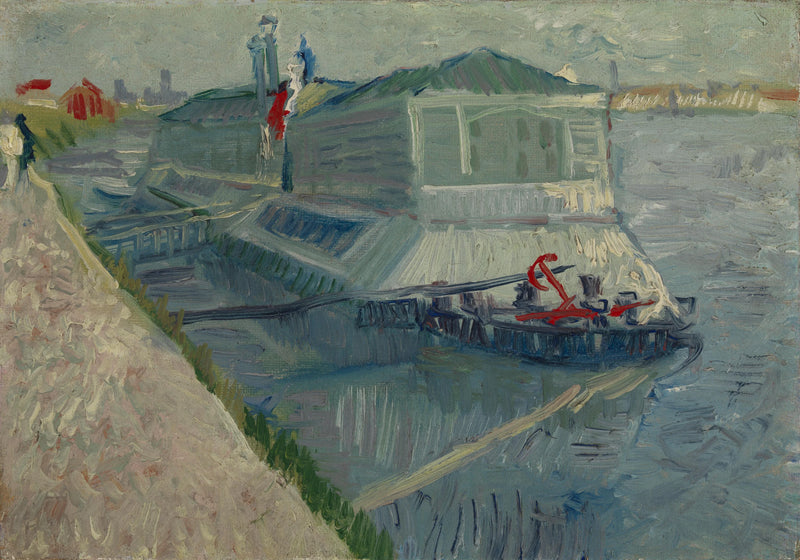 เรือซักรีดบนแม่น้ำแซนที่อาสนิเยร์ - Vincent van Gogh