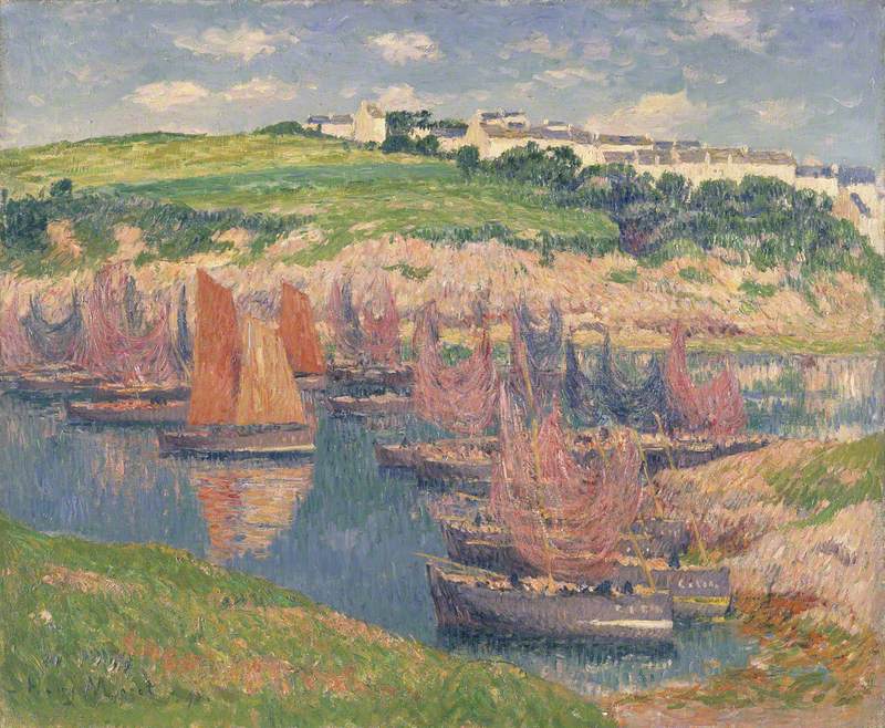 เรือประมงที่ Douelan - Henry Moret