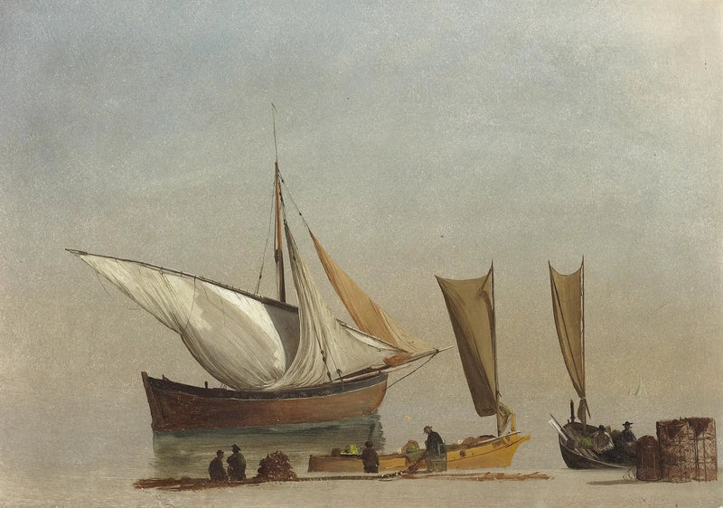 เรือประมง - Albert Bierstadt