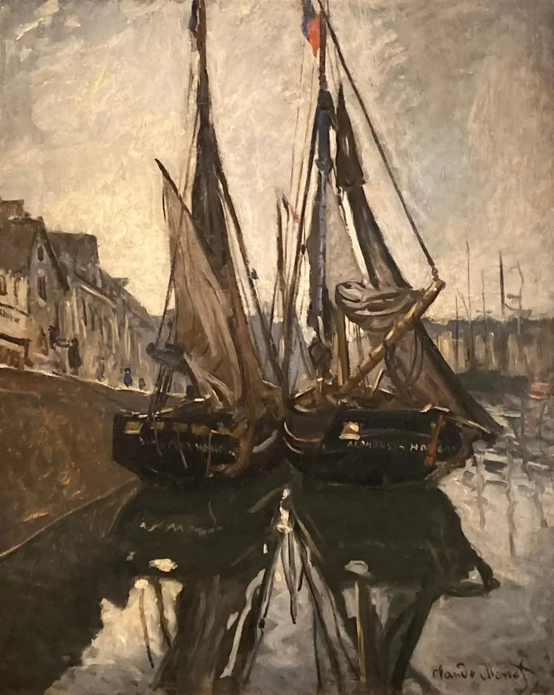 เรือประมง, อองเฟลอร์ - Claude Monet