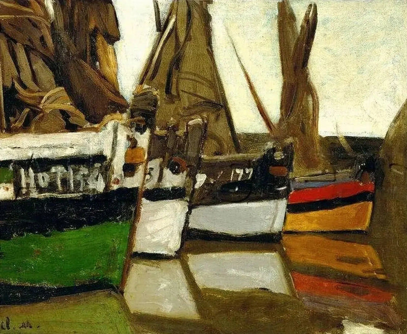 เรือประมง Honfleur W74 - Claude Monet