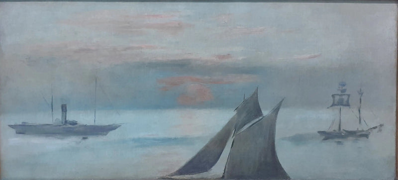 เรือในทะเล, พระอาทิตย์ตก (Édouard Manet) - Édouard Manet