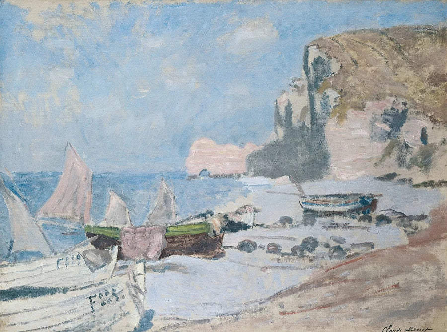 เรือประมง, Étretat W1013 - Claude Monet