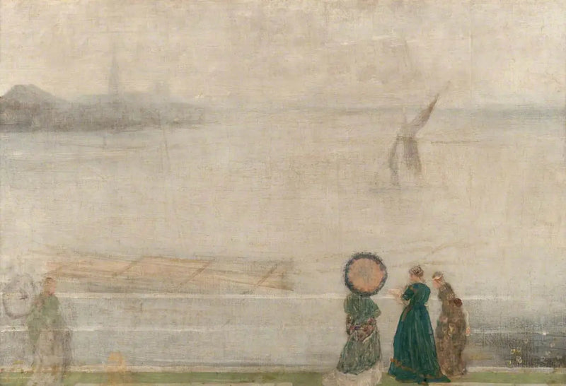 Battersea Reach จาก Lindsey Houses - James Abbott McNeill Whistler