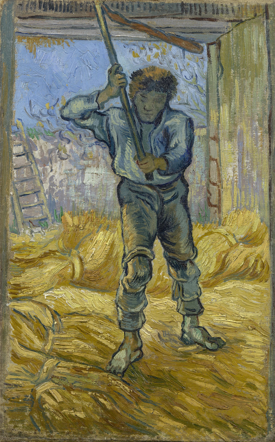 La Batteuse (ตาม Millet) - Vincent van Gogh