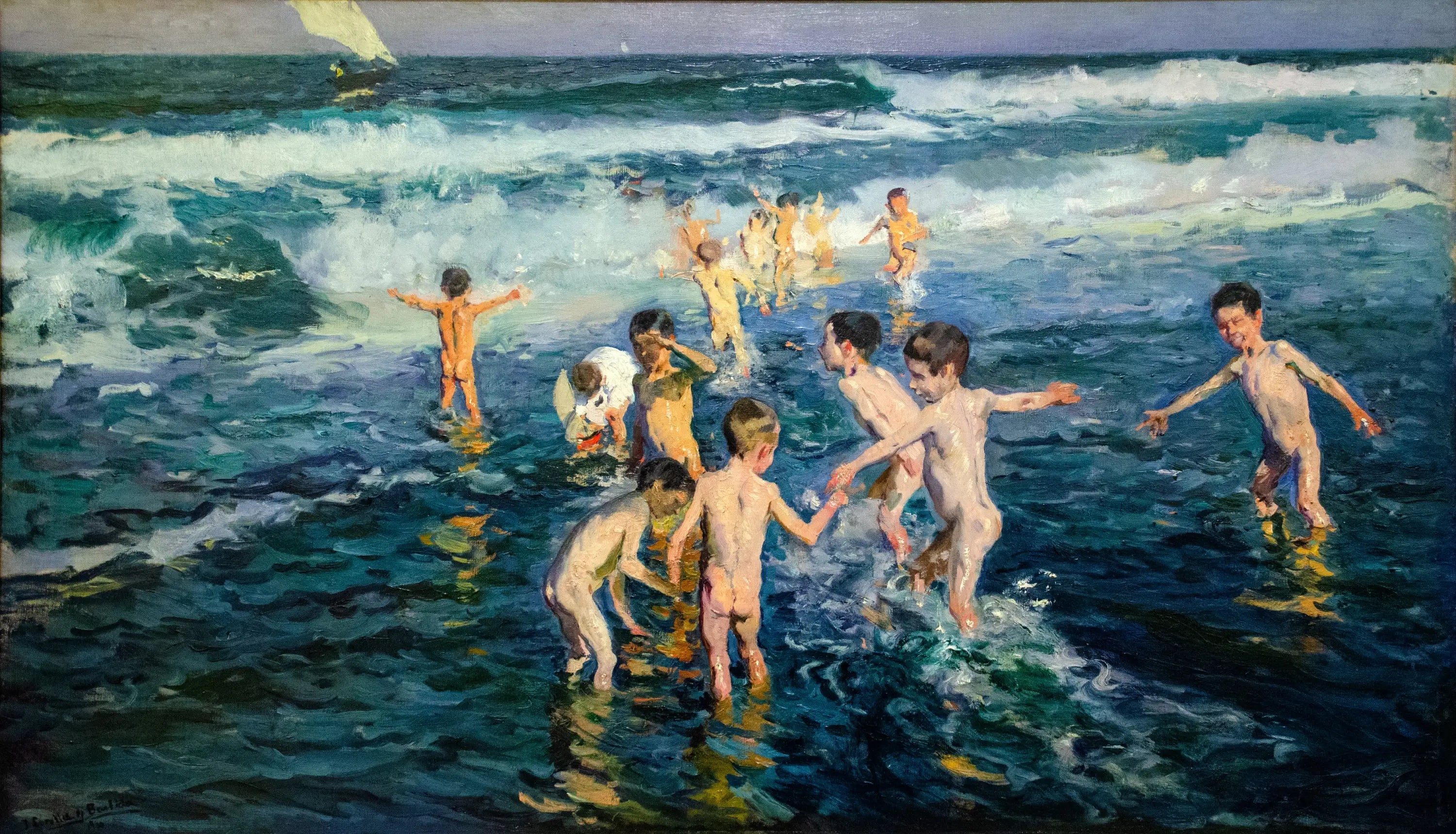 Beach Rogues, Valence - Joaquín Sorolla image 1 tableau peint à l’huile sur toile