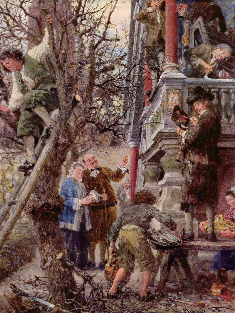Beati Possidentes (ผู้มีความสุขผู้ที่มี) - Adolph von Menzel