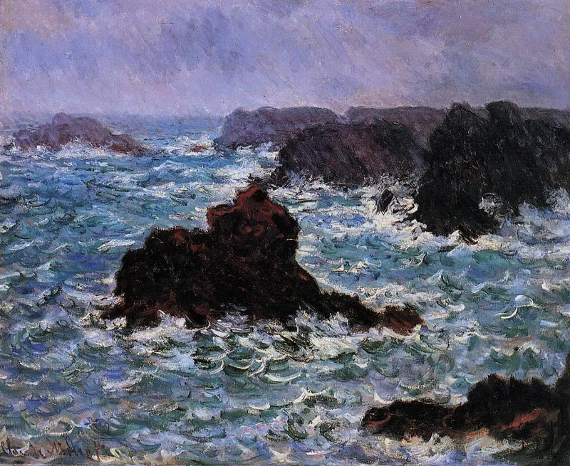 เบลล์-อีล, ผลของฝน - Claude Monet