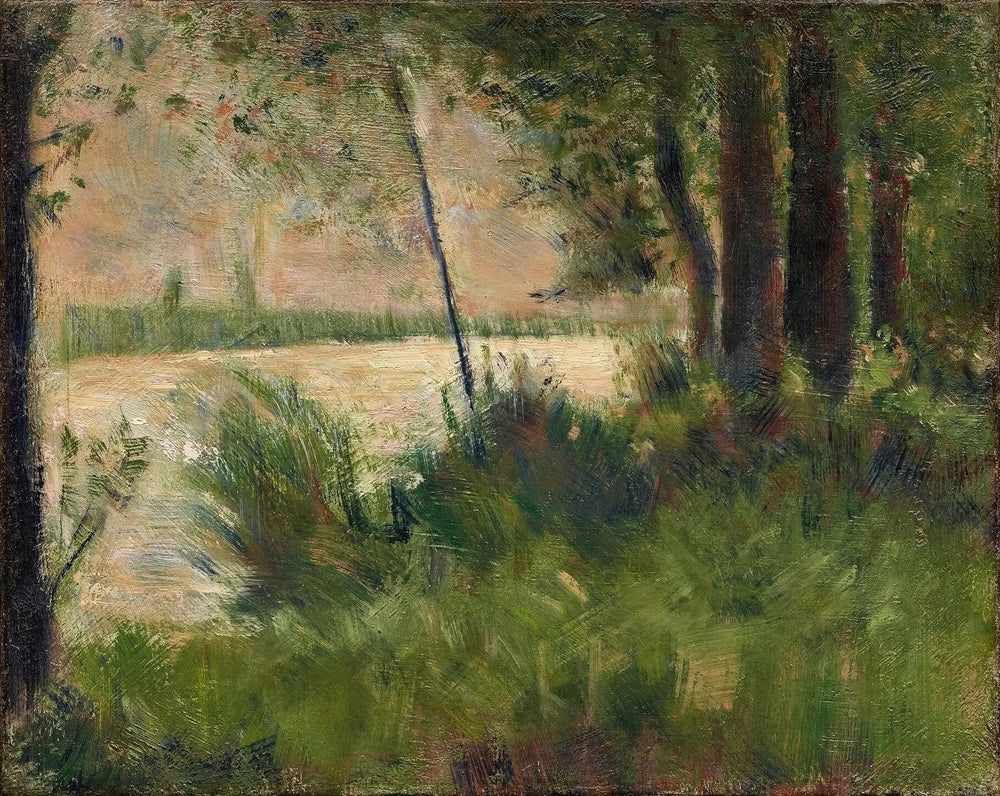 Berge herbeuse - Georges Seurat image 1 reproduction de peinture à l’huile