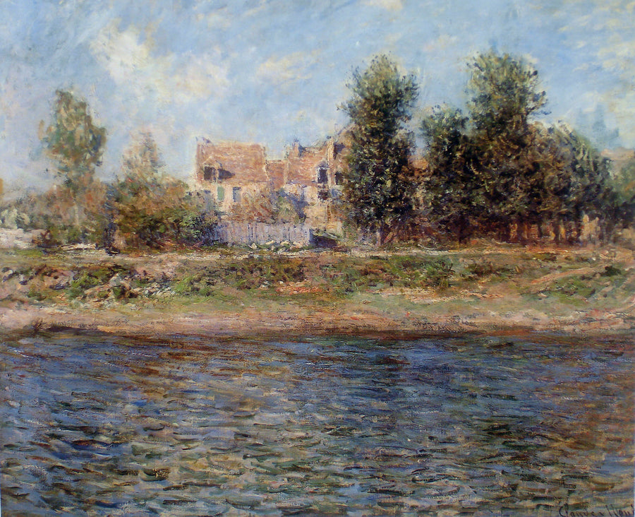 La Berge de la Seine ใน Lavacourt W615 - Claude Monet