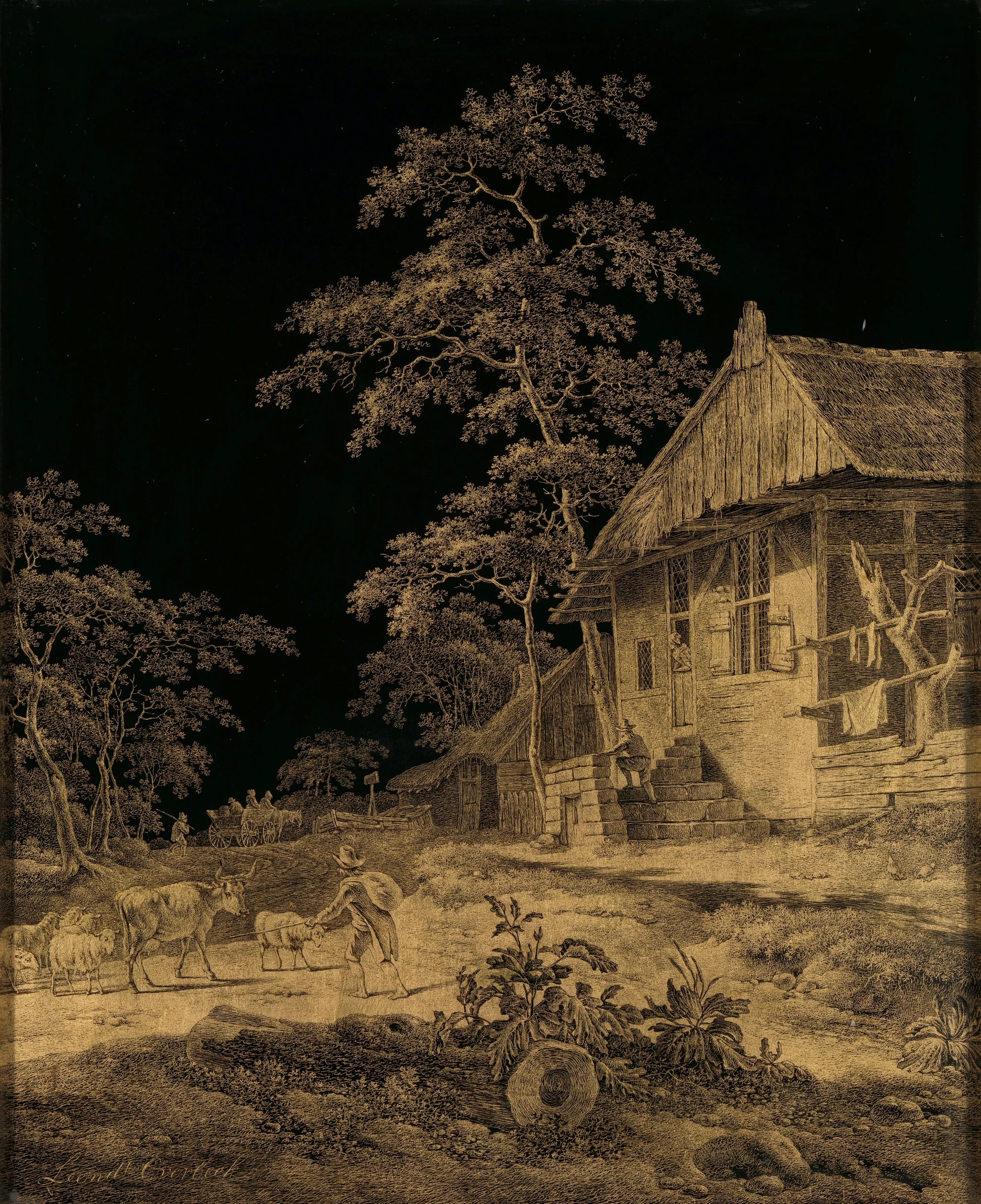 Berger dans une ferme - Leendert Overbeek