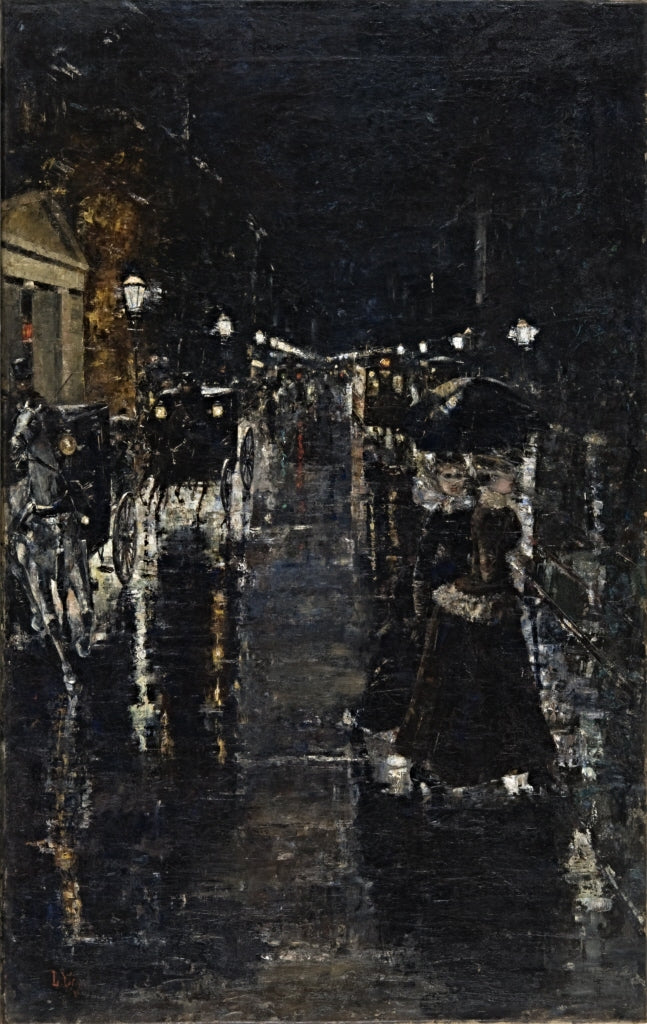 Berliner Straßenszene (Leipziger Straße) - Lesser Ury image 1 reproduction réalisée par Alpha Reproduction