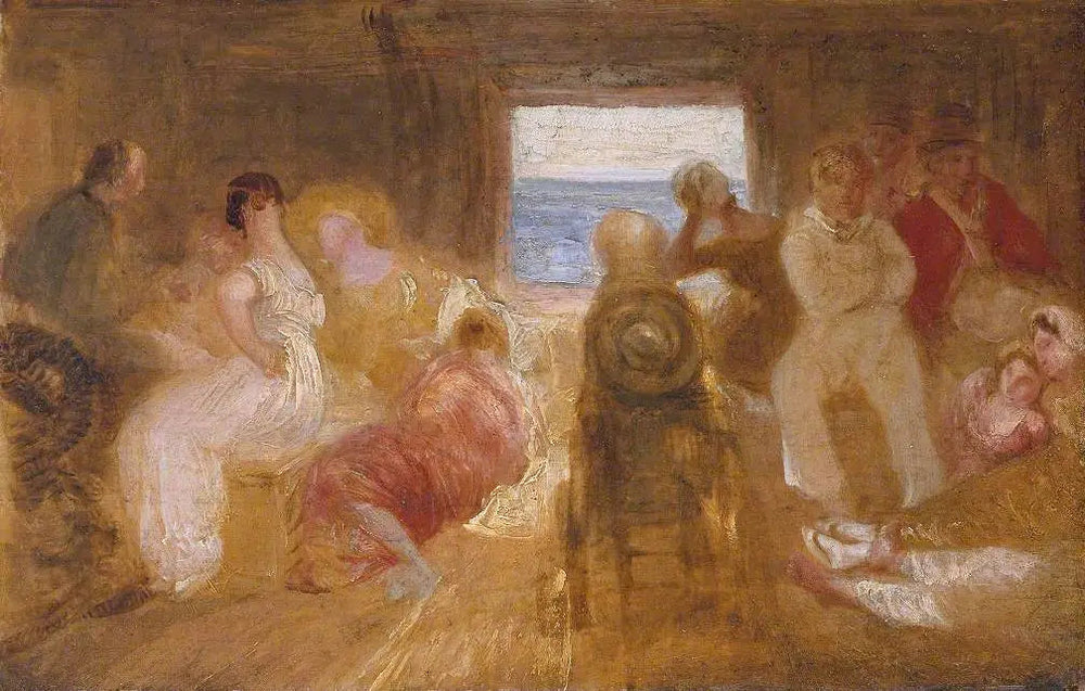Between Decks - J. M. W. Turner image 1 copie peinte à la main à l’huile
