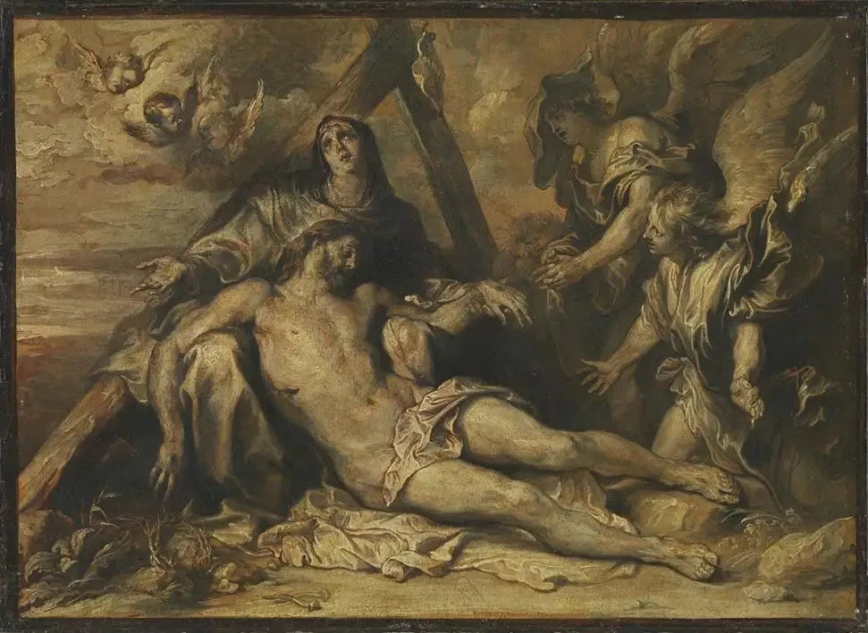 Beweinung Christi - Antoine van Dyck image 1 reproduction de peinture à l’huile