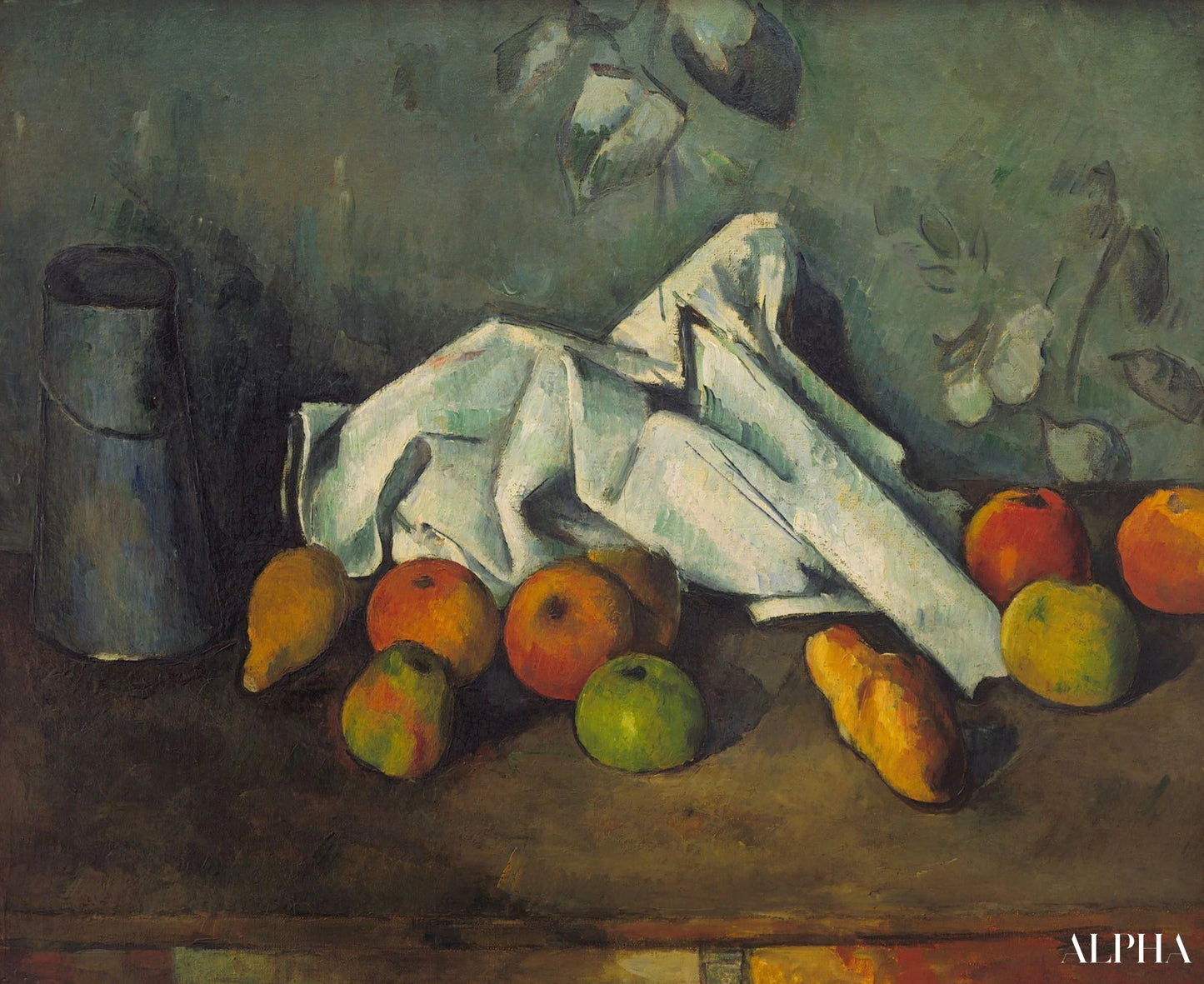 Milk Jug and Apples - Paul Cézanne - High-Quality Reproductions of Paintings and Artwork