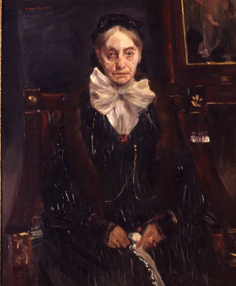 Bildnis der Schwiegermutter von Frau Schreiber - Lovis Corinth image 1 reproduction artisanale de tableau