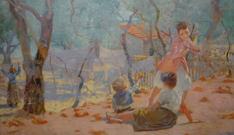 แม่บ้านซักผ้าในแคว้นโพรวองซ์ - อองรี-เอดมอนด์ ครอส