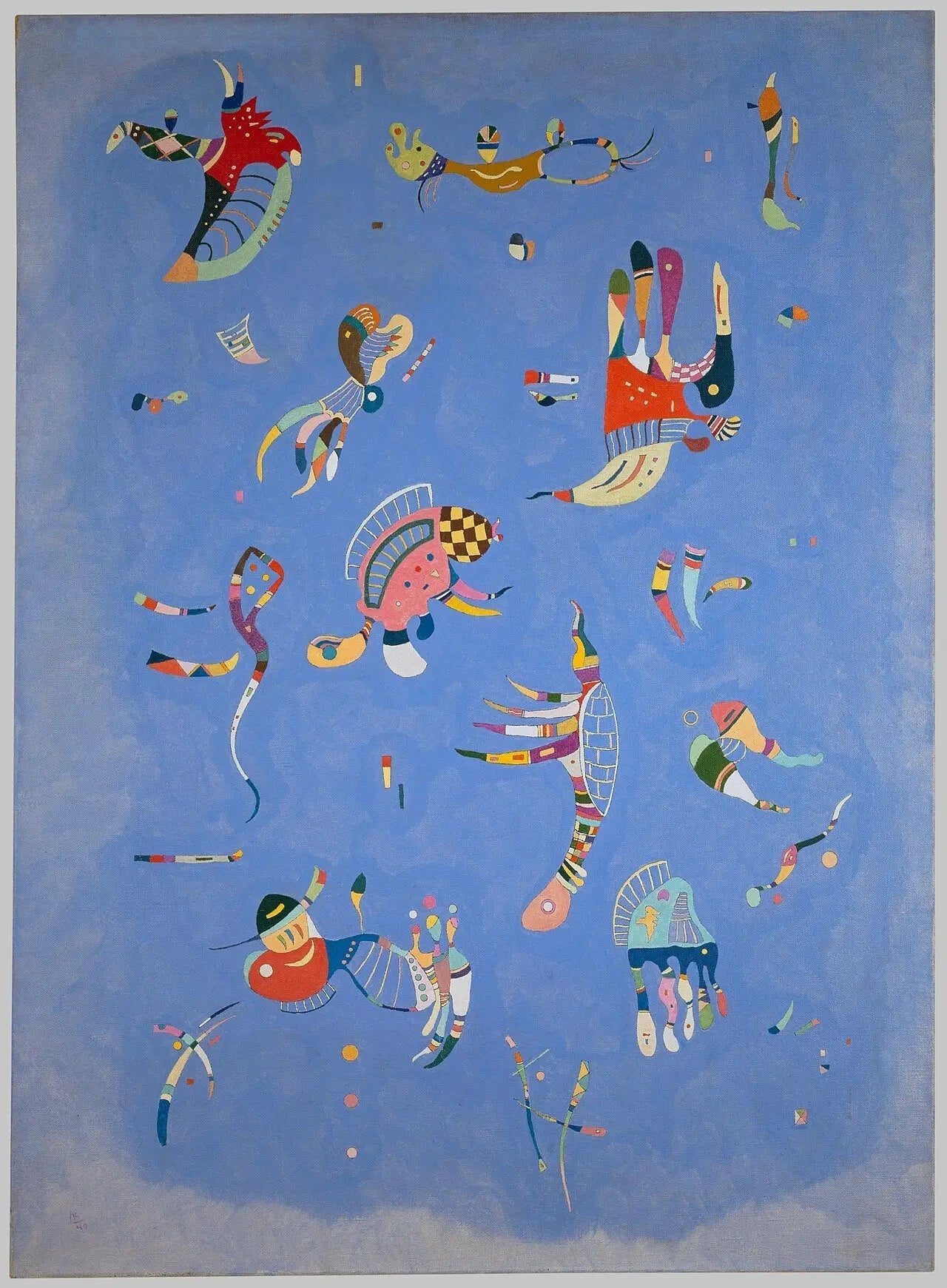 Bleu de ciel - Vassily Kandinsky image 1 reproduction réalisée par Alpha Reproduction