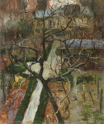 Blick aus dem Berliner Atelier - Lovis Corinth image 1 copie peinte à la main à l’huile