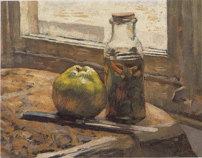 บ๊อกเกิลแตงกวาดองและแอปเปิล - Édouard Vuillard