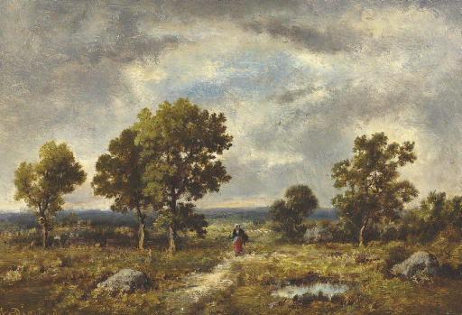 Sous-bois à Fontainebleau - Narcisse Diaz de la Peña